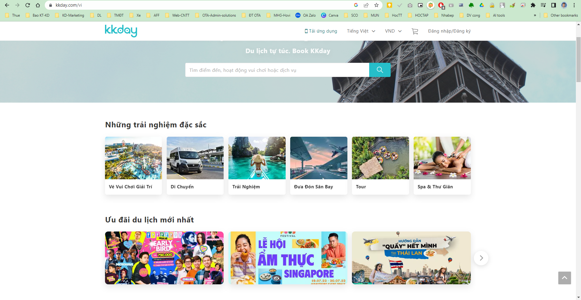 Dich Vu Dang Ky Ban Tour Tren Kenh Ota Nhu Tripadvisor Klook Traveloka Xperience Activities Kkday