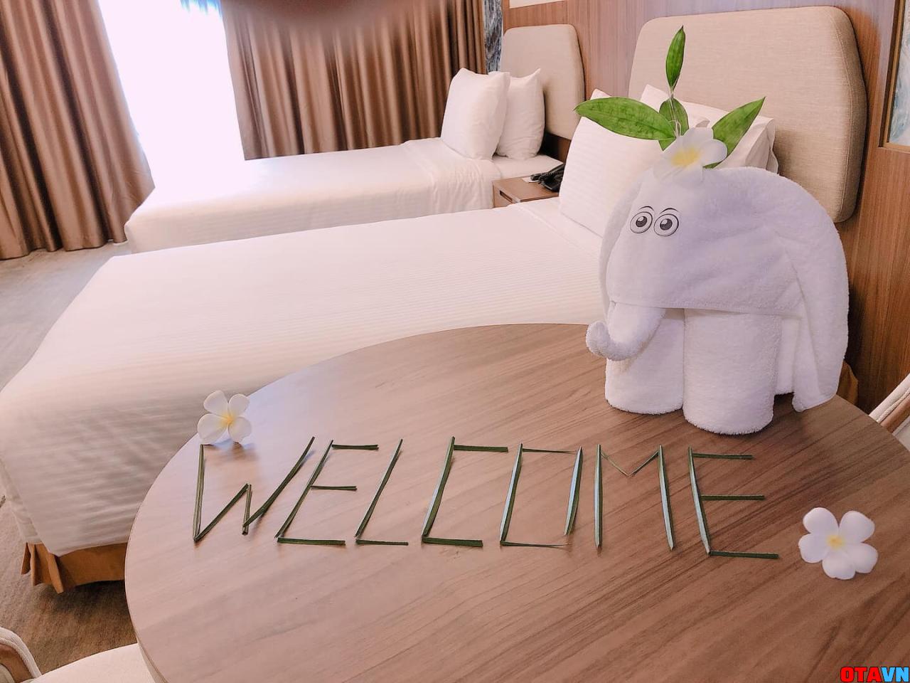 setup welcome tại phòng khách sạn