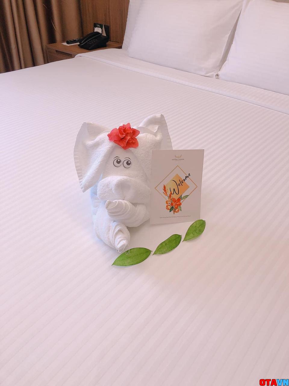 setup welcome tại phòng khách sạn