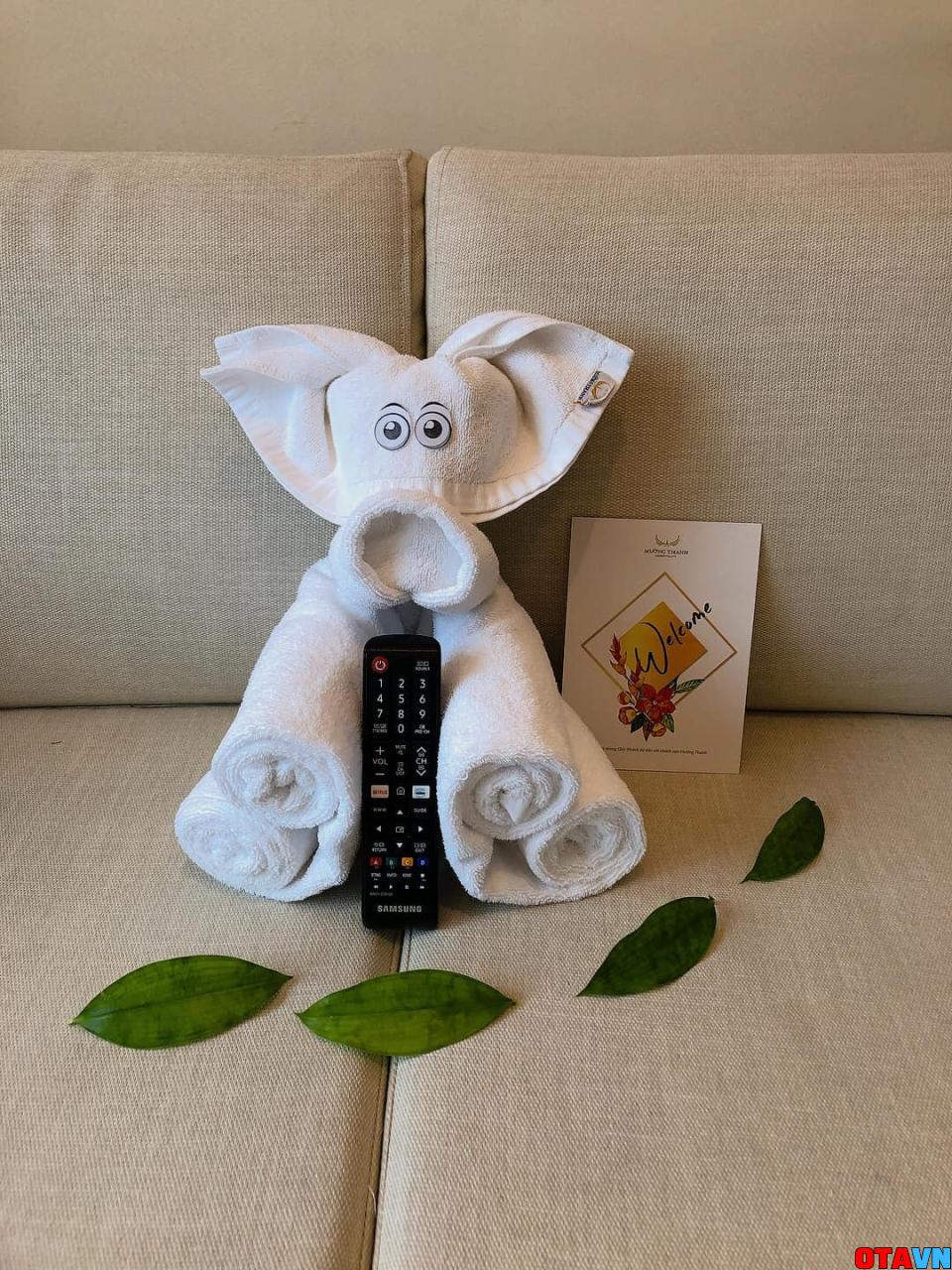 setup welcome tại phòng khách sạn