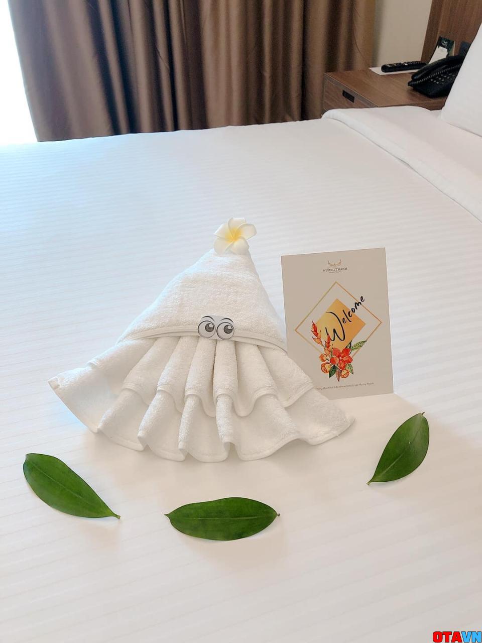 setup welcome tại phòng khách sạn