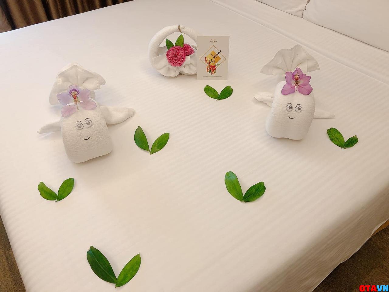 setup welcome tại phòng khách sạn