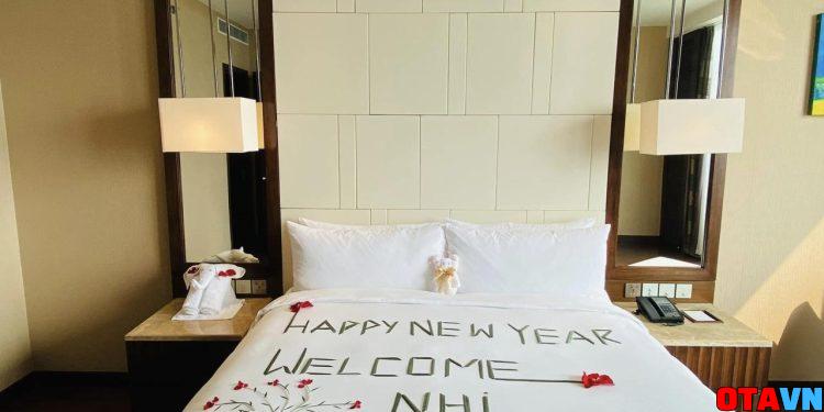 setup welcome tại phòng khách sạn