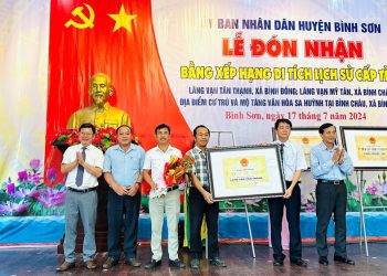 177quang Ngai Binh Son Don Nhan Bang Xep Hang Ba Di Tich Lich Su Cap Tinh 1