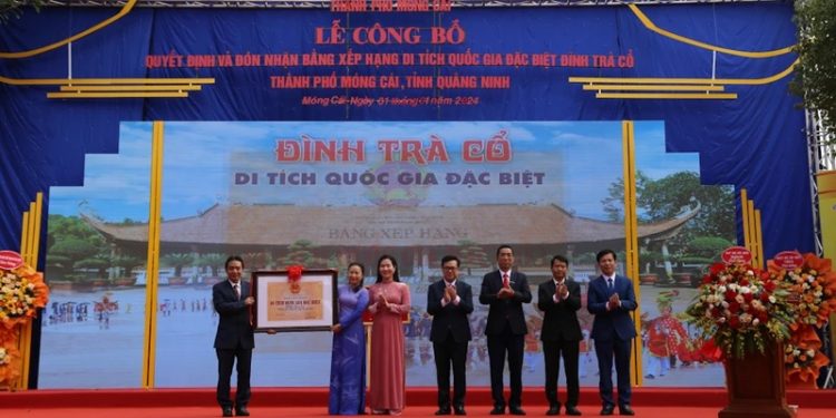 21cong Bo Quyet Dinh Va Don Nhan Bang Xep Hang Di Tich Quoc Gia Dac Biet Dinh Tra Co 1