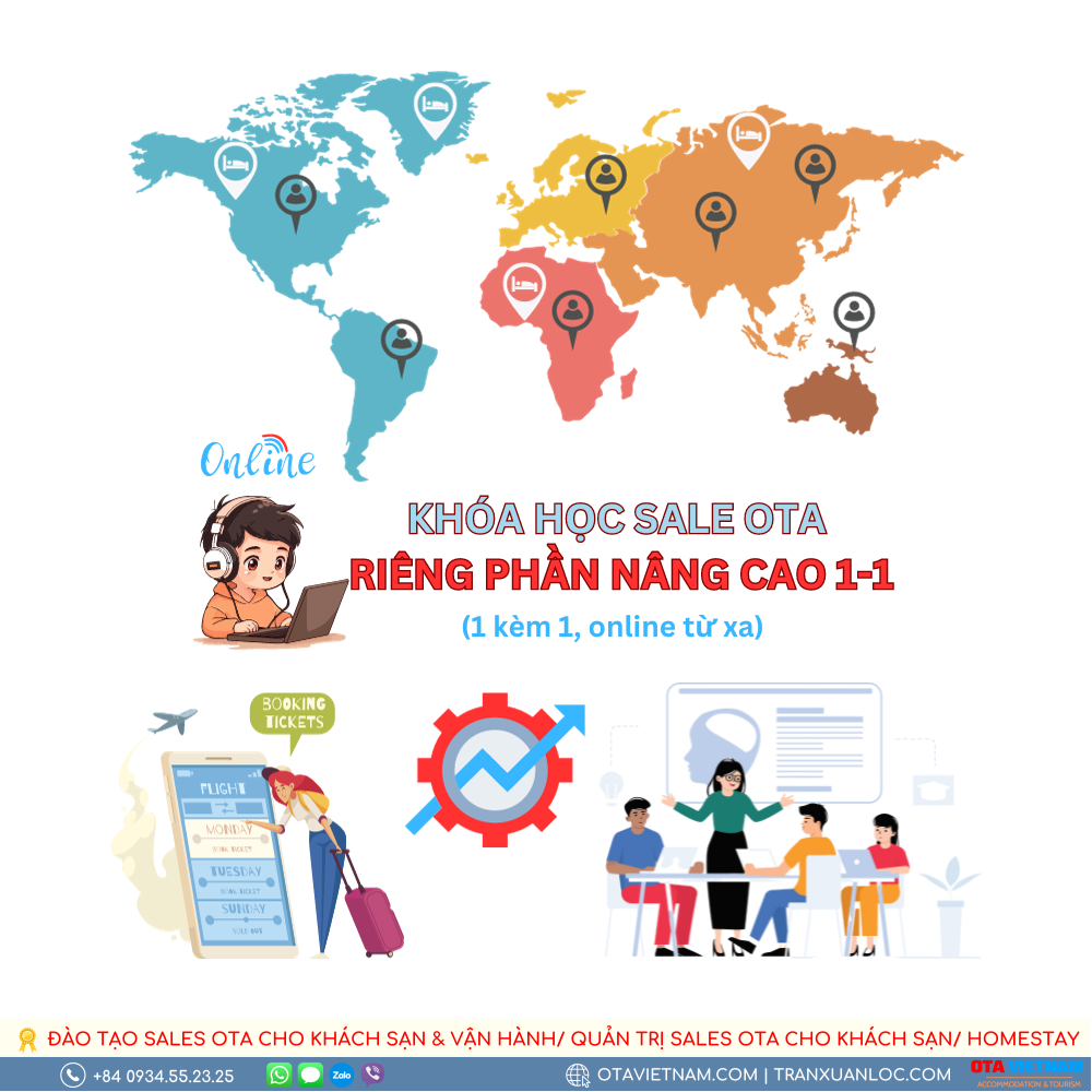 1-on-1 OTA Sales Training Service Package - Basic Part (Room Sales)