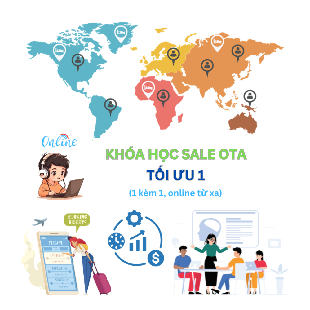 Gói dịch vụ đào tạo 1-1 Sale OTA tối ưu 1 (bán phòng)