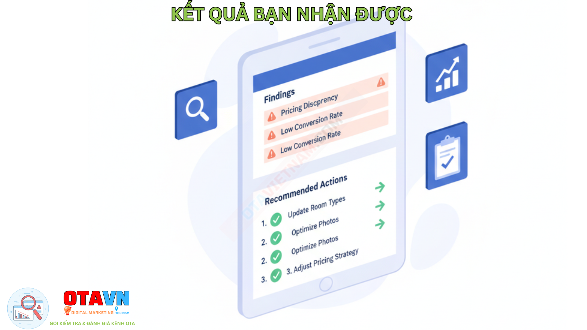 Gói dịch vụ OTA Channel Audit – Kiểm Tra & Đánh Giá Kênh OTA