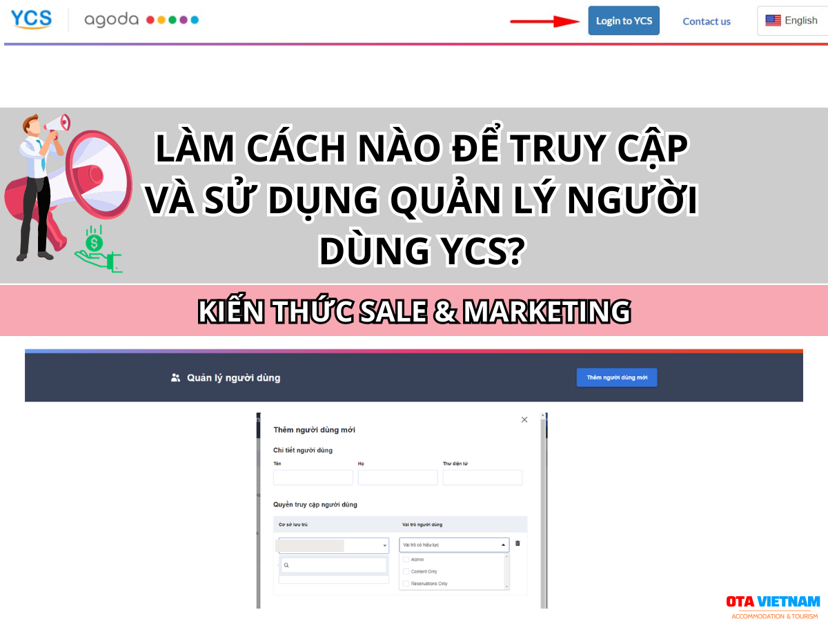 Otavn Ota Viet Nam Website Agoda Ra Mat Tinh Nang Quan Ly Nguoi Dung Tren Ycs Phan Quyen