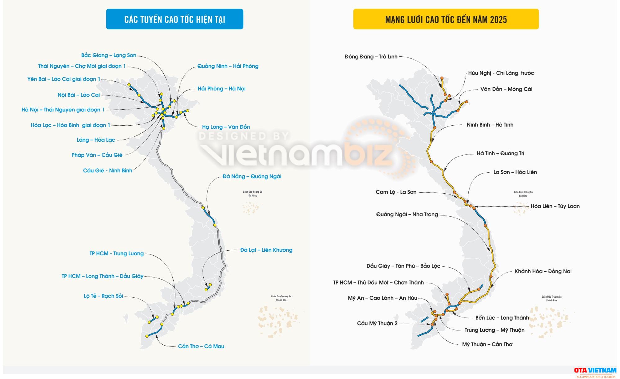 Otavn Ota Viet Nam Website Gan 1 900 Km Cao Toc Dong Gop Dang Ke Cho Phat Trien Du Lich 2024 Ban Do