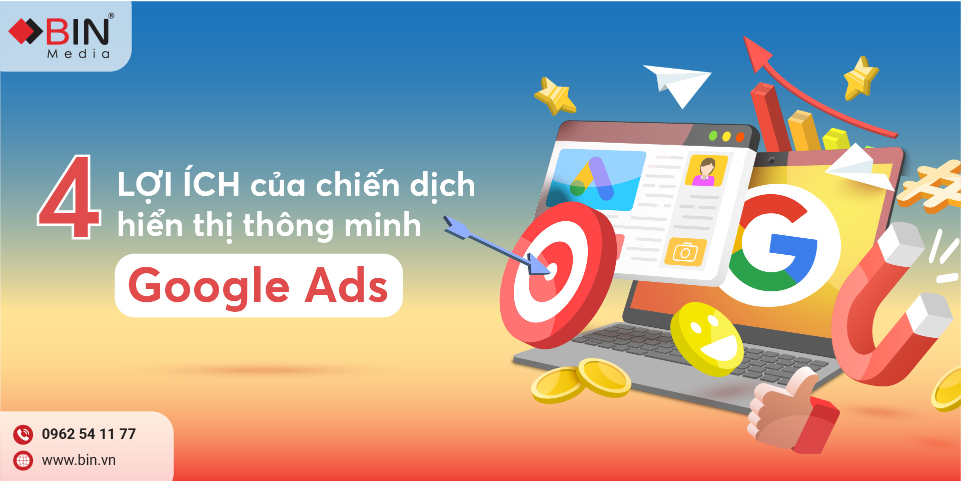 Lợi ích của chiến dịch hiển thị thông minh Google Ads